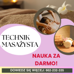 TECHNIK MASAŻYSTA- NAUKA ZA DARMO!