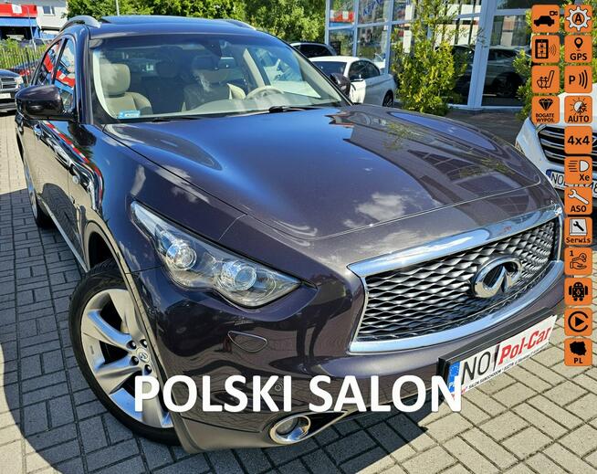 Infiniti QX70 skóra,kamera 360, grzane fotele, serwis, 4awd Olsztyn - zdjęcie 1