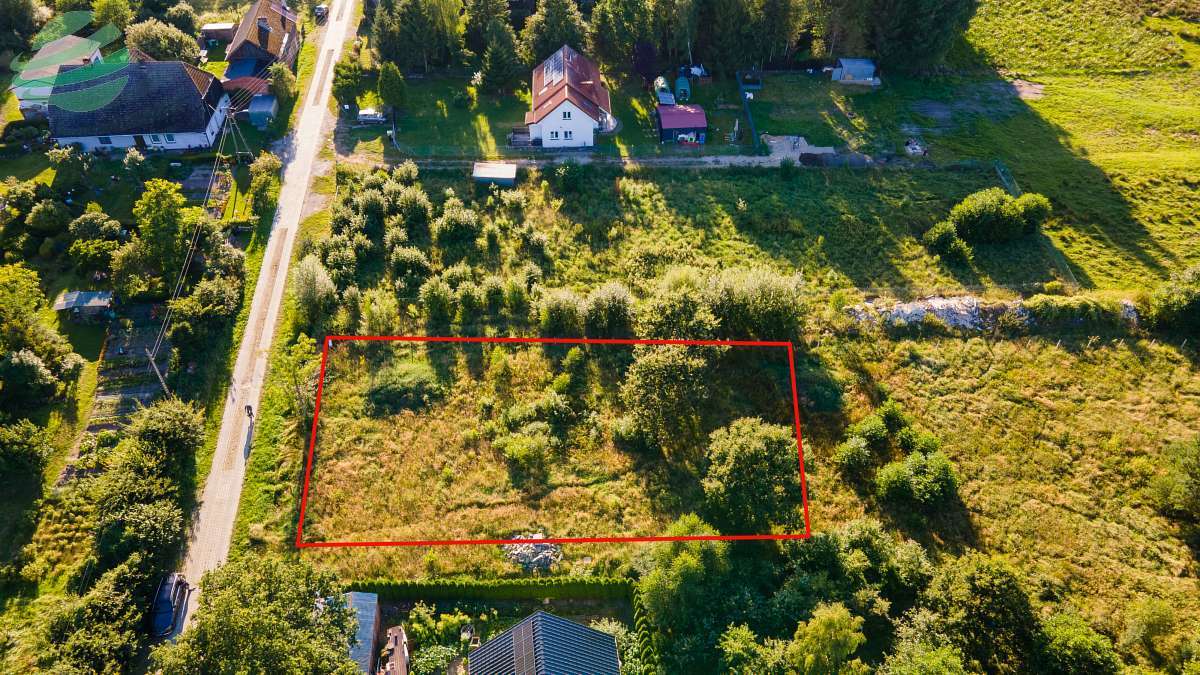 Działka budowlana 1302 m² z pozwoleniem na budowę Rusko - zdjęcie 9