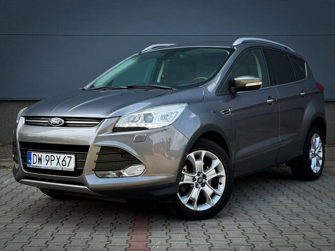 Ford Kuga 2.0 TDCi 163KM Titanium Automat AWD Salon PL II właściciel Wrocław - zdjęcie 1