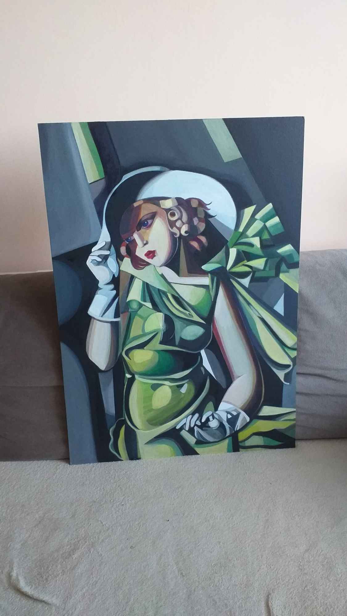 kobieta w kapeluszu - Tamara Łempicka -obraz Śródmieście - zdjęcie 1