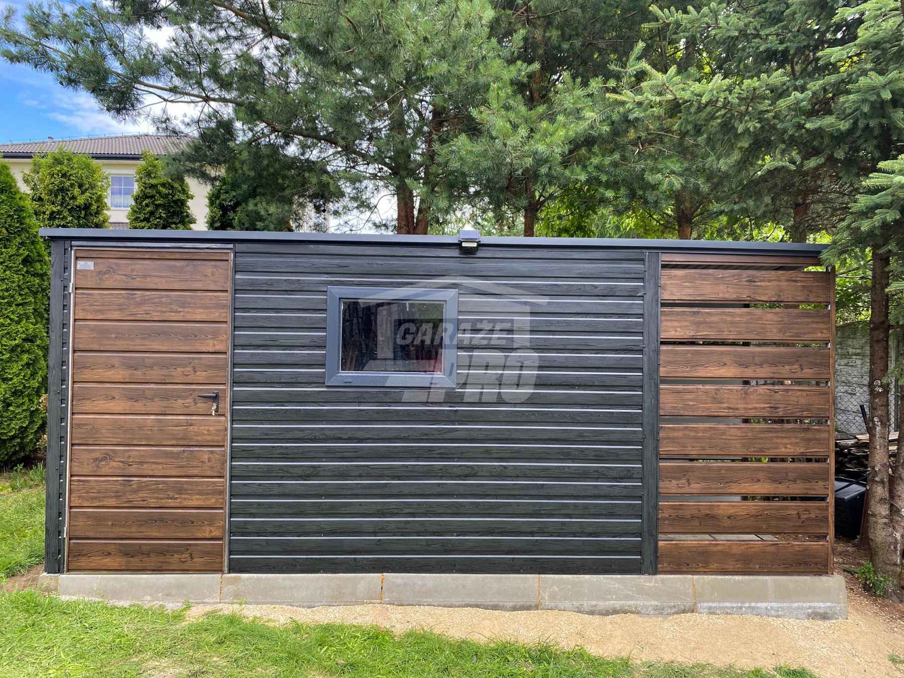 Schowek - Domek ogrodowy 4x2m wiata 1m okno  dach  GP622 Olsztyn - zdjęcie 2