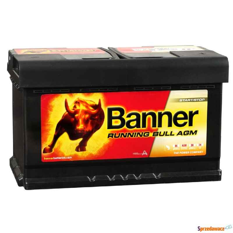 Akumulator Banner Running Bull AGM 80Ah 800A Łomża - zdjęcie 1