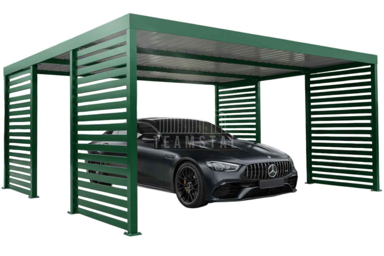 CarPort PREMIUM - wiata samochodowa 5x5  dodatkowa zabudowa TS1246 Chodzież - zdjęcie 1