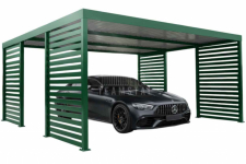 CarPort PREMIUM - wiata samochodowa 5x5  dodatkowa zabudowa TS1246