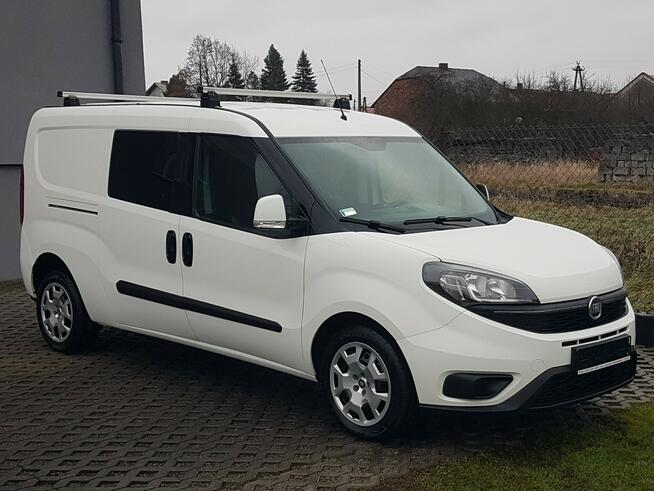 Fiat Doblo MAXI 5 OSÓB  DŁUGI KLIMA 6-BIEGÓW I-WŁAŚCICIEL KRAJOWY AC Poręba - zdjęcie 1