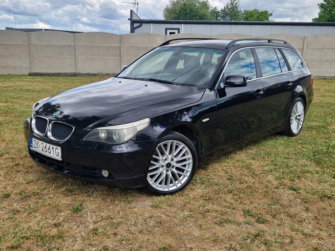 BMW 525 E61 2.5d 177KM Bixenon Alu18 Manual Raty Zamiana Strobice - zdjęcie 1