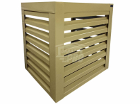 Osłona pompy ciepła 90x80x90 cm żółty Zabudowa GP503