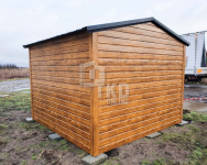 Domek Ogrodowy - Schowek 3x3  drewnopodobny - dach dwuspadowy TKD155 Kłodzko - zdjęcie 5