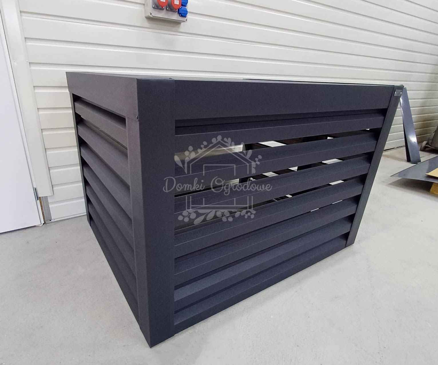 Osłona klimatyzatora – pompy ciepła 90x50x70 cm antracyt ID1142 Białystok - zdjęcie 3