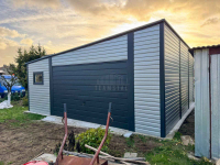 Garaż blaszany 7x9m - brama uchylna - drzwi - 3 x okno  dach TS1211 Ciechanów - zdjęcie 4