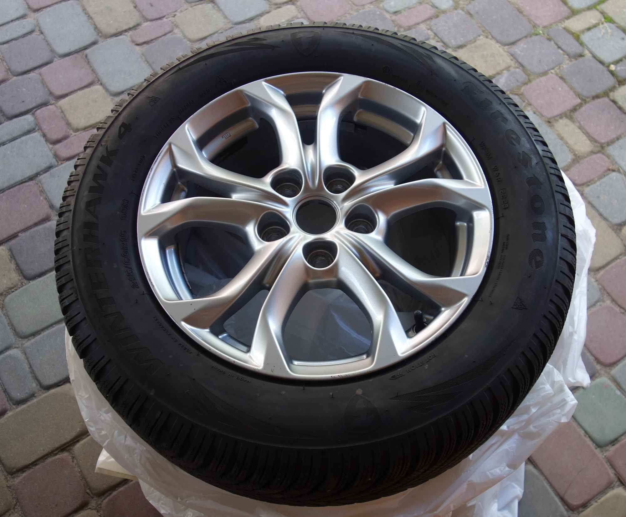 Sprzedam koła z oponami zimowymi Firestone Winterhawk  215/60/R16 Mielec - zdjęcie 1