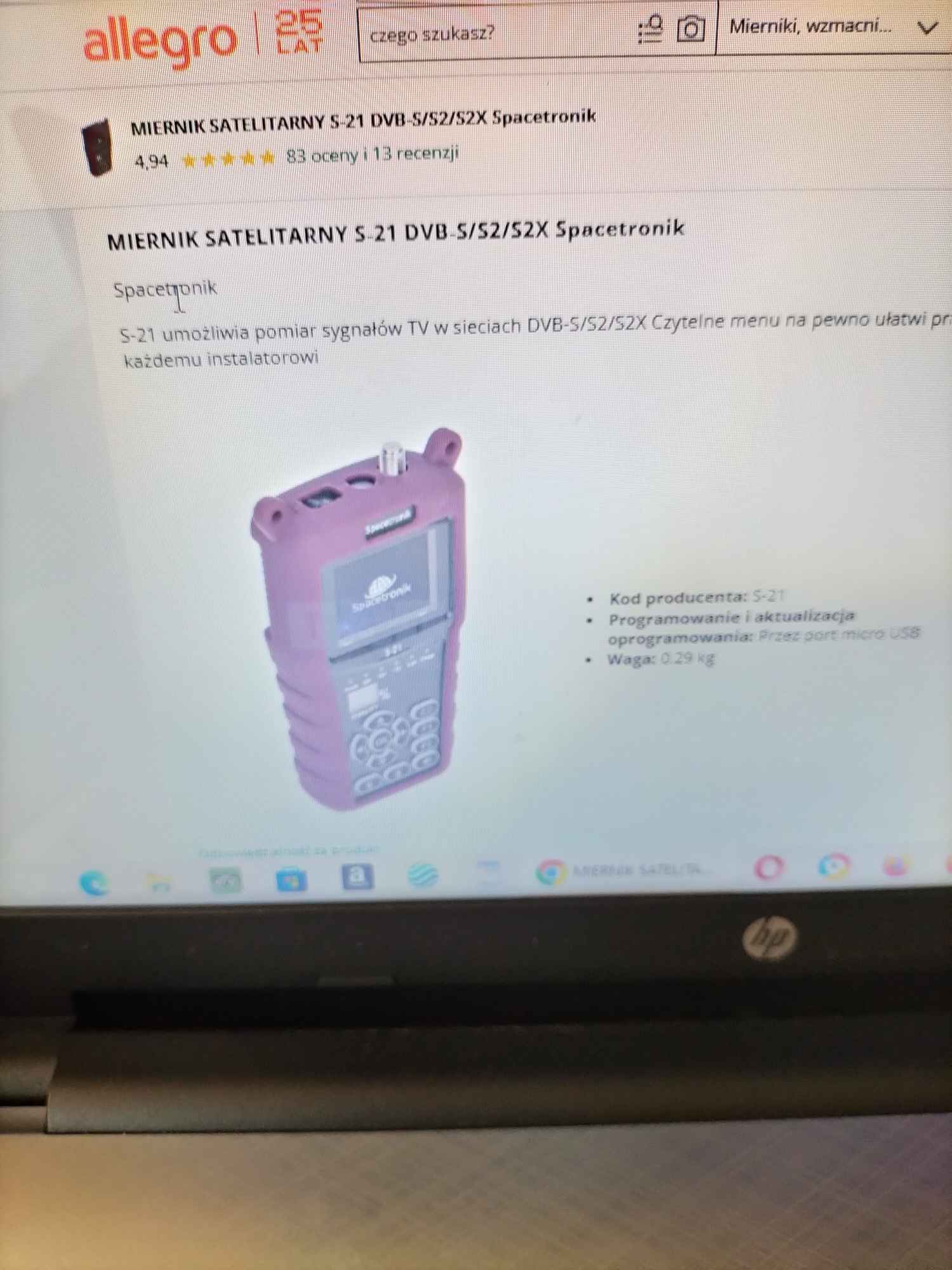 MIERNIK SYGNAŁU TV-SPACETRONIK S-21 Słupsk - zdjęcie 3