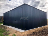 Hala Garaż blaszany 8x6 Brama dwuskrzydłowa x2 spad w tył GP142 Przasnysz - zdjęcie 8