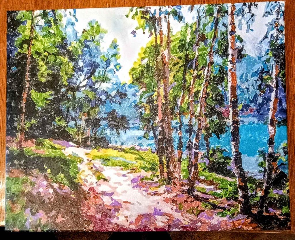 obrazy ręcznie malowane Śródmieście - zdjęcie 2