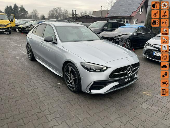 Mercedes C 200 AMG Line mHEV Automat Skóra Kamery360 Podgrzewanie Gliwice - zdjęcie 1