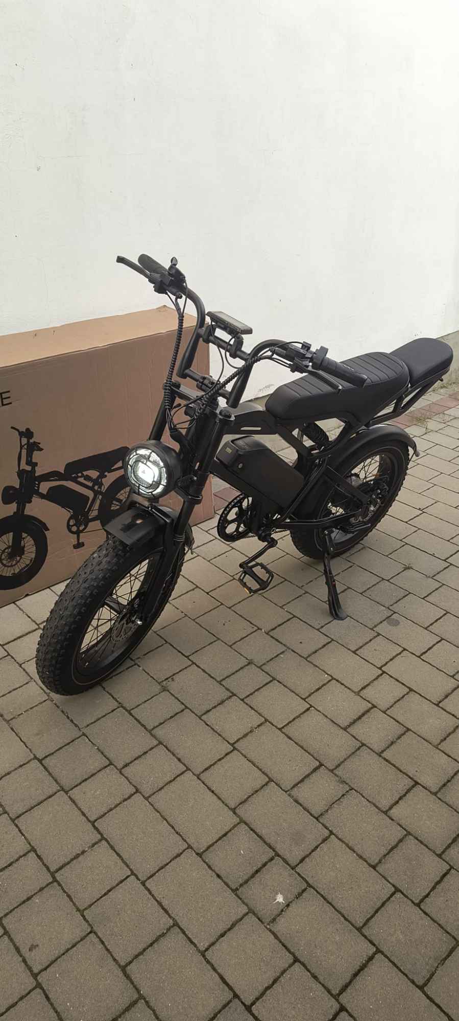 Nowy rower elektryczny Fatbike V20 Pro – czarny Siedlce - zdjęcie 1