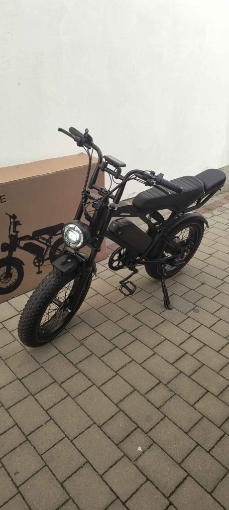 Nowy rower elektryczny Fatbike V20 Pro – czarny Siedlce - zdjęcie 1