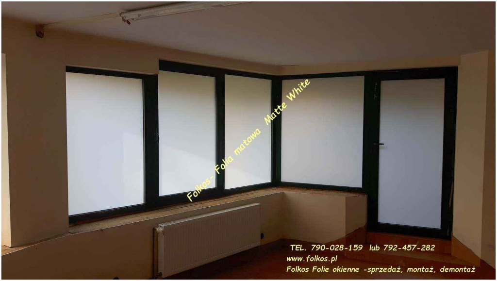 Folie okienne Mińsk Mazowiecki- Siedlce ,oklejanie szyb folią -Folkos Mińsk Mazowiecki - zdjęcie 8