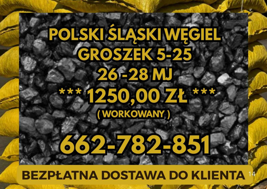 POLSKI ŚLĄSKI WĘGIEL, WĘGIEL GROSZEK , EKOGROSZEK/ Transport Gratis ! Nowa Huta - zdjęcie 2