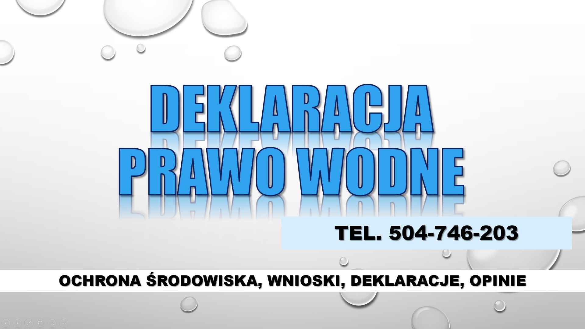 Deklaracja wodna, t504746203 Wniosek, zaświadczenie RZGW, Wody Polskie Psie Pole - zdjęcie 3