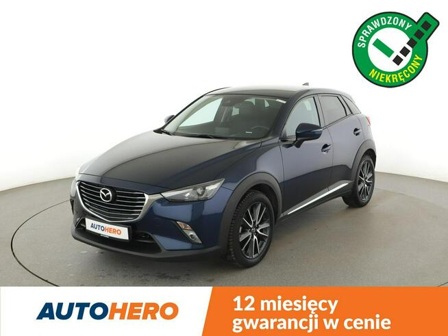 Mazda CX-3 navi kamera skóra head-up grzane fotele tempomat Warszawa - zdjęcie 1
