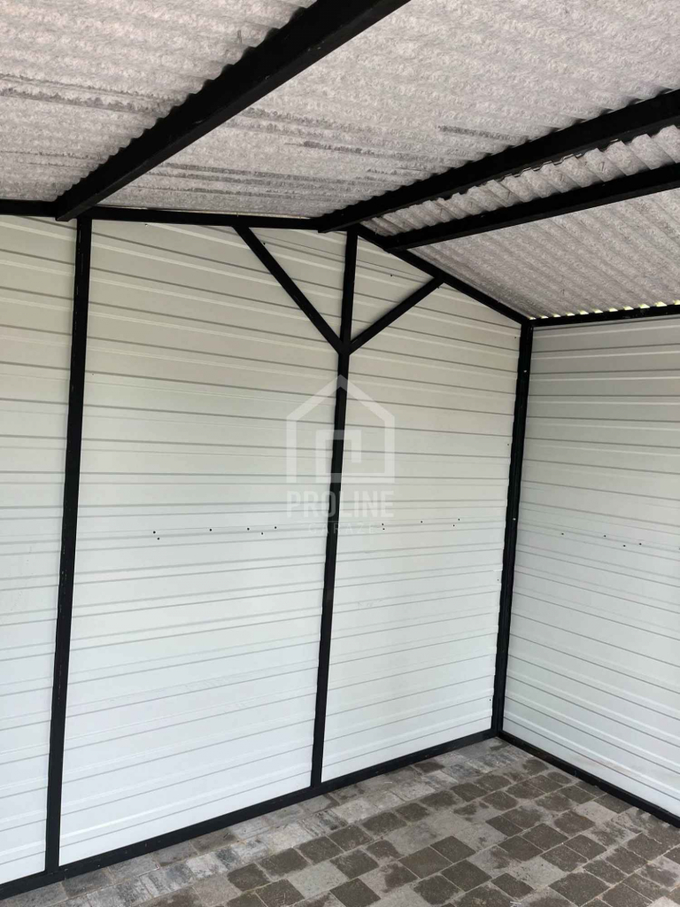 Schowek Domek Ogrodowy 4x2,5m +Wiata 1x2,5m Okno Drzwi rynny PLG165 Wołomin - zdjęcie 6