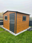 Schowek - domek ogrodowy 3x3m drzwi 2x okno drewnopodobny dach GP448 Kościerzyna-Wybudowanie - zdjęcie 2