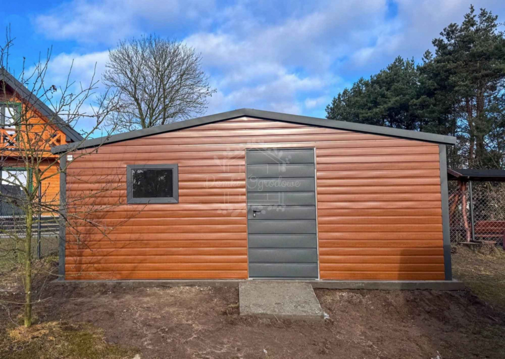 Schowek domek ogrodowy 6x4,5m  drewnopodobny - dach dwuspadowy ID1078 Łańcut - zdjęcie 1