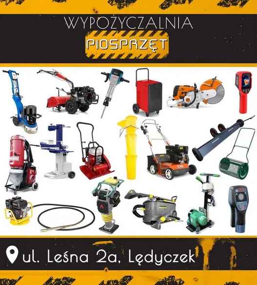 Wypożyczalnia wynajem sprzętu budowlanego elektronarzędzi ogrodniczego Lędyczek - zdjęcie 1