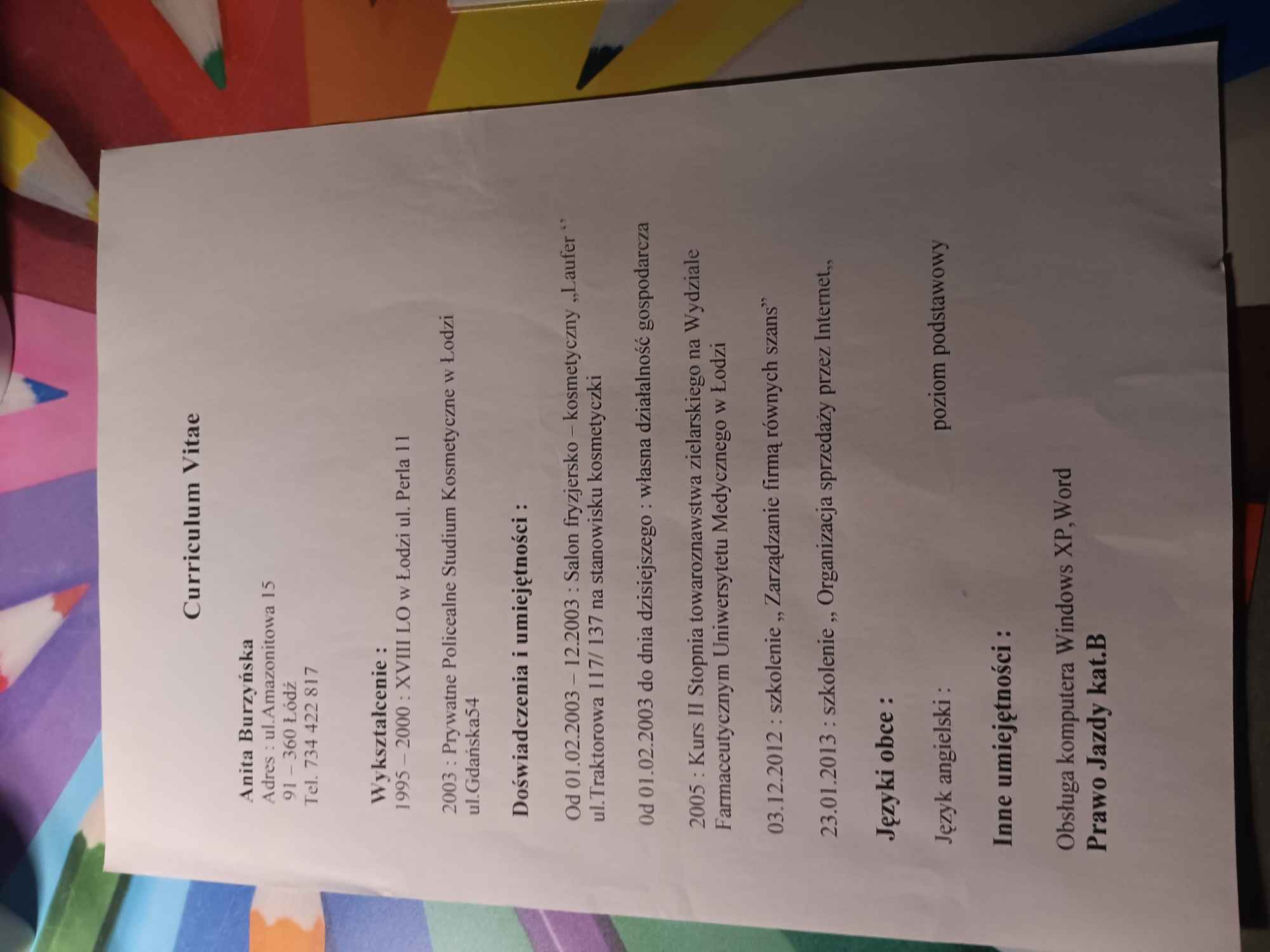 Szukam pracy siedzącej w godzinach porannych Bałuty - zdjęcie 1