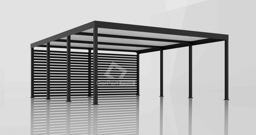 CarPort PREMIUM - wiata samochodowa 6x5,5 - antracyt  CP107 Białogard - zdjęcie 2