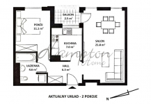 2-pok.mieszkanie,stan deweloperskim Marina Mokotów