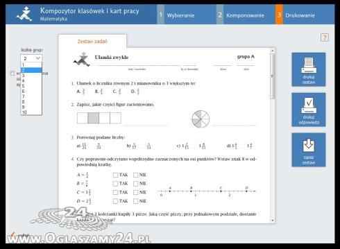 Testy Matematyka z plusem GWO kl 4 5 6 7 8 kompozytor Bielany - zdjęcie 2