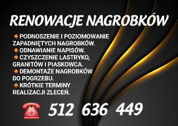#NAGROBKI KAMIENIARSTWO CAŁA MAŁOPOLSKA# TEL: 512 636 449 Śródmieście - zdjęcie 1