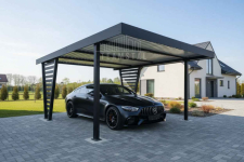 Carport V PREMIUM 4,5x4,5m Wypełnienie panelami Wiata TS1253 Drawsko Pomorskie - zdjęcie 3