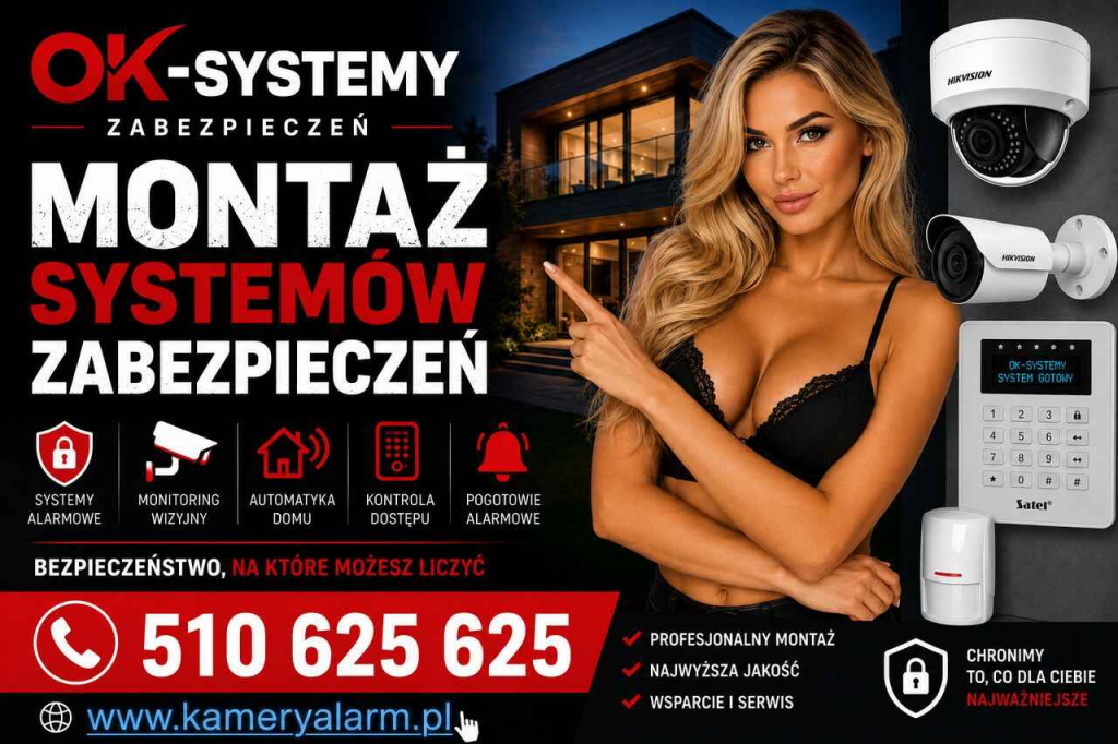 Tani montaż kamer monitoringu Łódź i okolice profesjonalny monitoring Widzew - zdjęcie 1