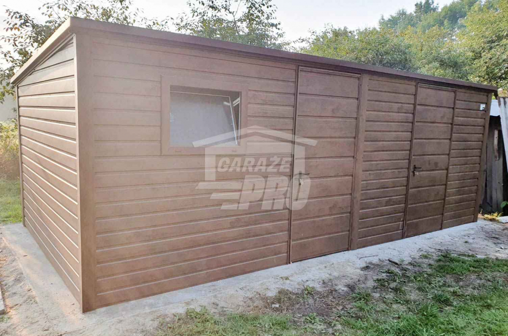 Domek ogrodowy - schowek 6x3 2x drzwi + okno Drewnopodobny GP219 Białystok - zdjęcie 2