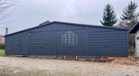 Garaż blaszany 12x6m - 3x brama - 2x drzwi - 2x okno - rynny SO146 Toruń - zdjęcie 3