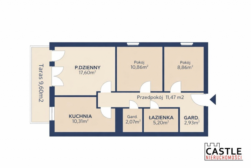 3 pokoje | Fregata | Wrzeszcz Dolny Gdańsk - zdjęcie 12