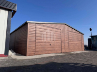 Garaż blaszany 8x6m - 2x brama uchylna - drzwi - rynny SO107 Wieliczka - zdjęcie 2