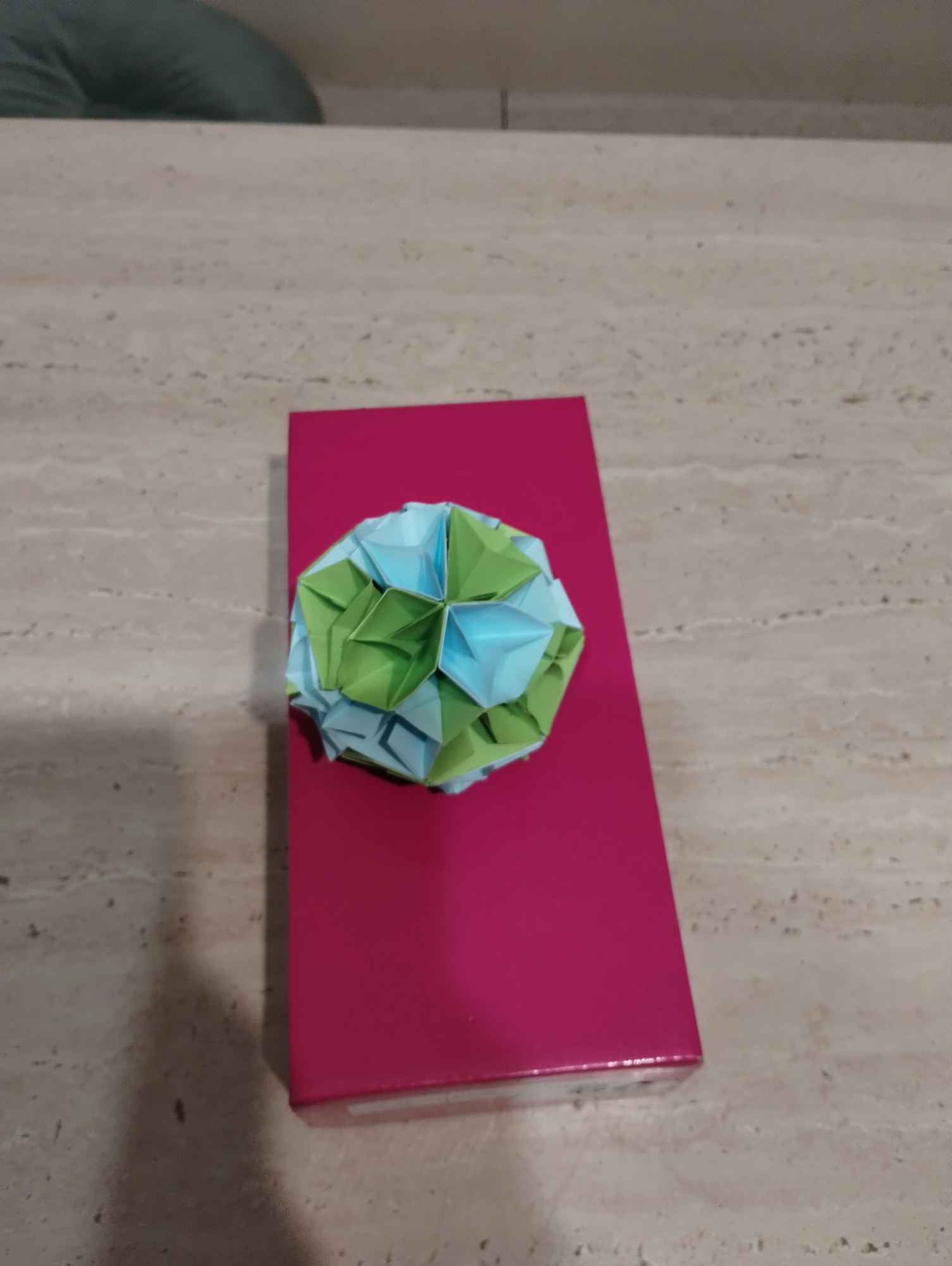 Kula/bombka kusudama i różyczki origami Grabówiec - zdjęcie 3