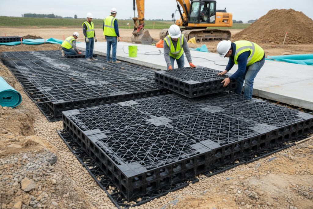 Skrzynka rozsączająca SPEED drain 60x60x5 Nowa Huta - zdjęcie 1