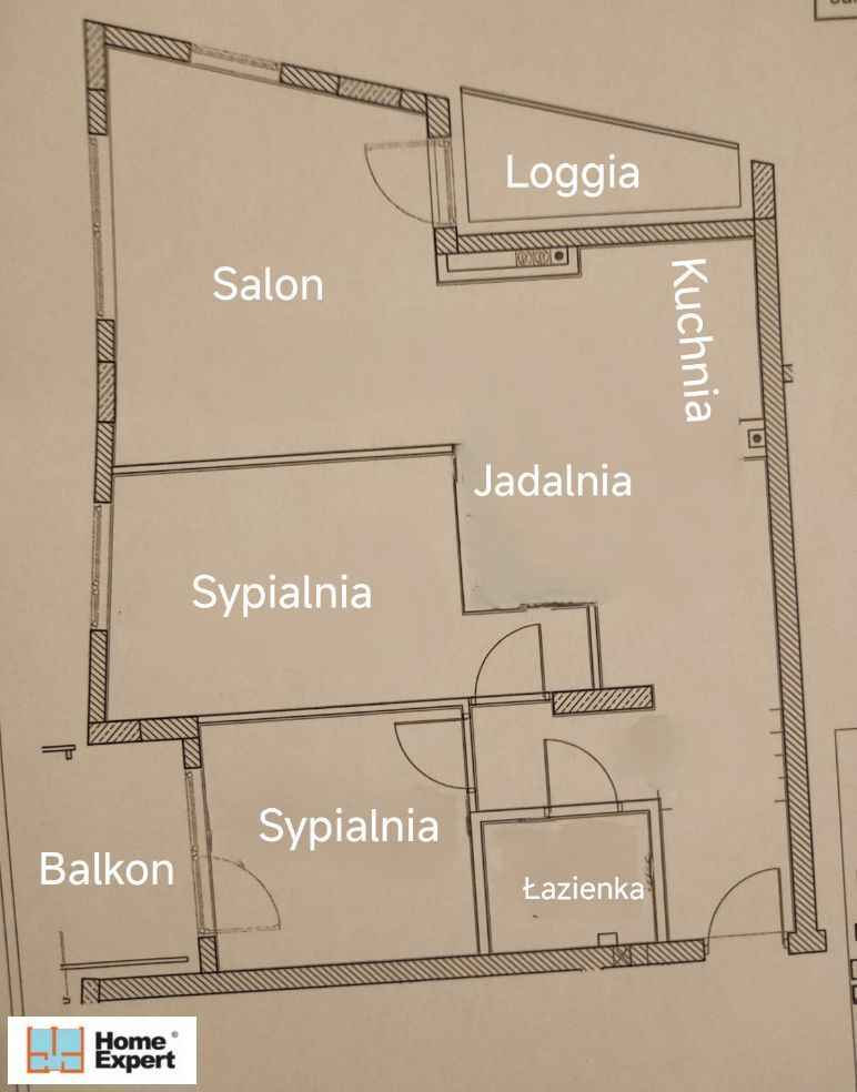 3pok, 63met, Okolice Parafialnej BALKON/LOGGIA/GARAŻ (Wrocław) Krzyki - zdjęcie 12