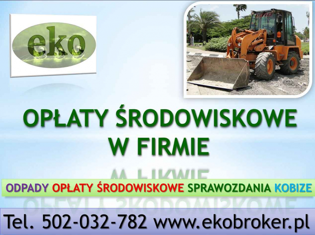 Obliczenie opłat środowiskowych, tel 502-032-782, opłaty za środowisko Psie Pole - zdjęcie 6