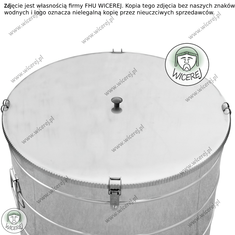 PREMIUM Odstojnik do miodu 150L z ZATRZASKAMI nierdzewny kwasoodporny Jaśliska - zdjęcie 6