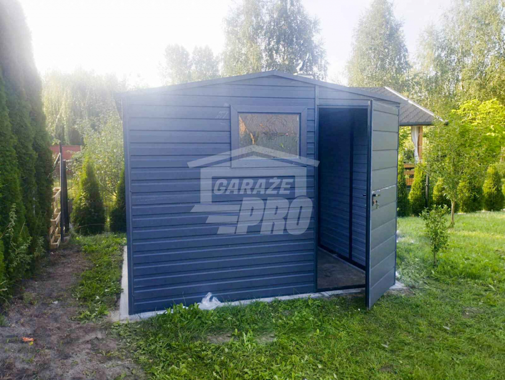 Domek Ogrodowy 3,5x3 Drzwi Okno Dach dwuspadowy Antracyt GP209 Kalwaria Zebrzydowska - zdjęcie 2