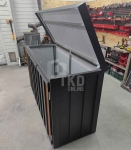 Zabudowa koszy na śmieci wiata obudowa 177x65x110 cm 3x120L  TKD449 Kalisz - zdjęcie 6