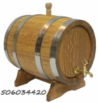 Beczka Dębowa 10 l  Grawer Ozdobne Sznurki Opalanie
