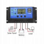 Zestaw PANEL SŁONECZNY + Regulator Napięcia.20W/12V.Ładowarka SOLARNA Bałuty - zdjęcie 3